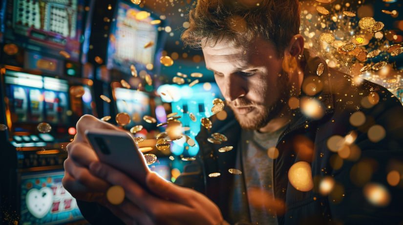 Màn hình ứng dụng 11bet org hiển thị danh mục game slot và thể thao